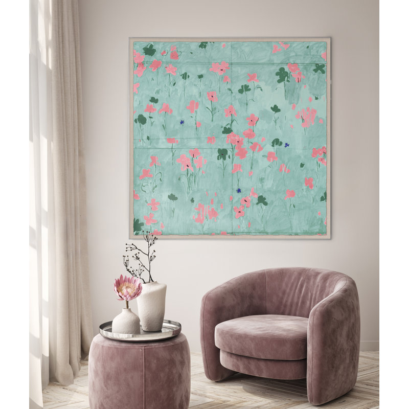 Coquelicots Print by Paule Marrot Soicher Marin, Clear, 47" H x 47" W