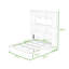 Armoire lit escamotable Murphy avec tablettes intégrées-106950507-106950512