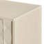 Buffet moderne à 4 portes avec portes à motif convexe et 2 poignées-1642901103