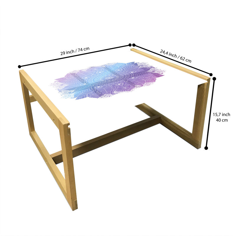 Jahkia Sled Coffee Table, 62cm H x 74cm W x 40cm D