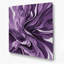 Aquarelle abstraite 44, art mural en métal mauve-265083360