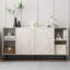 Mid Century Modern TV Stand And Kitchen Storage Cabinet, Curio Buffet For Elegant Home Decor And Organization.
