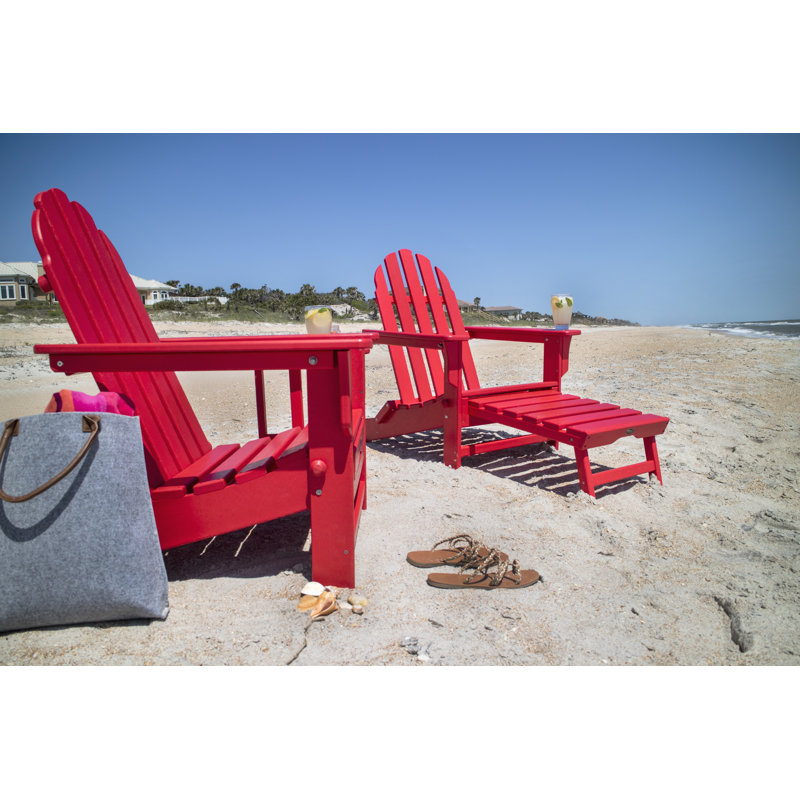 POLYWOOD Cape Cod Ultimate Adirondack, Rouge coucher de soleil
