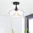 Keaon Glass Semi Flush Mount