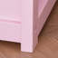 Banc de rangement pour tout-petits avec grand intérieur de 27 L, siège de rangement pour enfants avec rangement pour meubles de salle de jeux pour tout-petits, meubles de chambre à coucher pour enfants, organisateur de jouets et bac de rangement rose