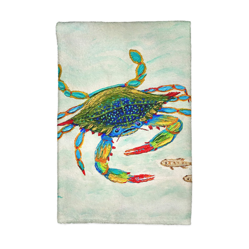 Crab and Fish Kitchen Towel