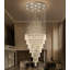 Lustre en cristal Glam avec ampoules à DEL à intensité variable-370889283
