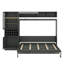 Lit escamotable double avec canapé, USB et lumière-1809035249-1809035262