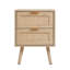 Ahamadou 40cm W Rattan Bedside Table