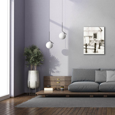 Ophelia & Co. «Rustic Barbed Wire 2» par Ethan Harper, art mural sur toile, 18 po x 26 po