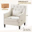 Fauteuil d'appoint rembourré 28,5 po Aselemo-1148227598