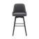 Orfield Modern Swivel Counter or Bar Height Upholstered Armless Bar Stool with Footrest in Wood