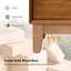  Arturo Modern Walnut 3-Drawer 28 In. W Solid End Table with Type-C and USB Ports