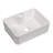16"X12" White Ceramic Rectangular Vessel Bathroom Sink