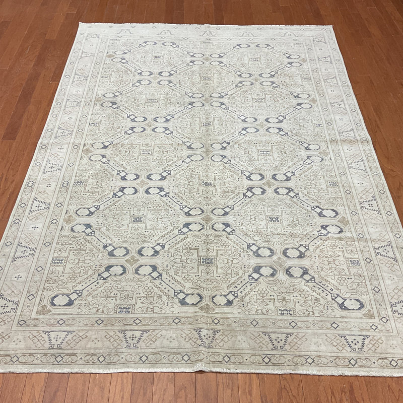 Tapis turc en laine Oushak fabriqué à la main Herat