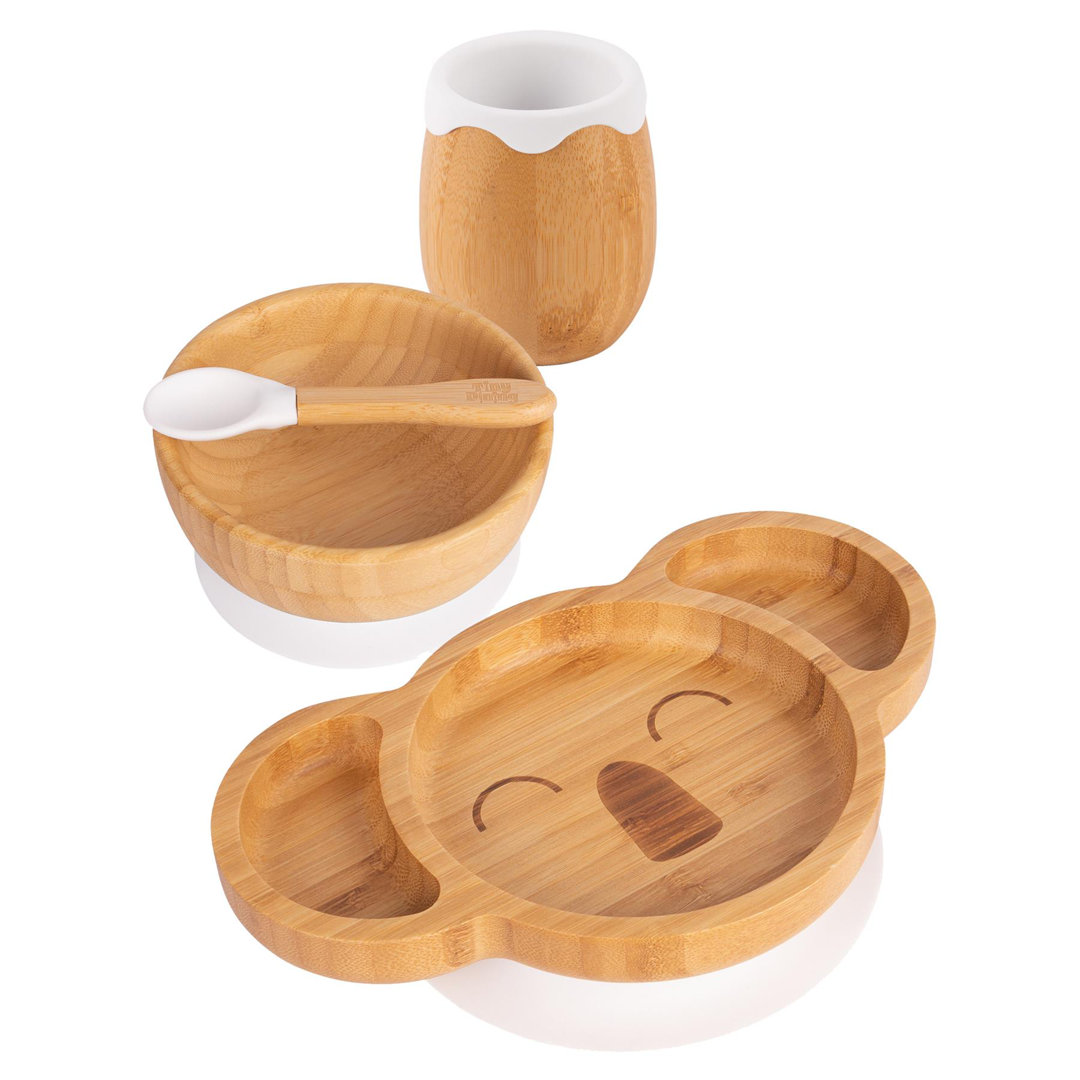 Tiny Dining - Koala Bamboo Suction Baby Feeding Set - 4pc