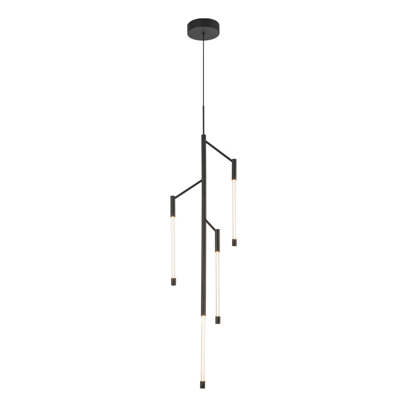 Motif 4 - Light LED Pendant, 37.625" H x 8.75" W x 10.25" D