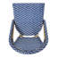 De 2 29,5 "extérieur français, bleu sarcelle foncé et blanc. Rouille - cadre en aluminium avec décoration. Pe durable pour For Delight 2, look.