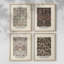 «William Morris II», ensemble de 4 reproductions encadrées-786858426-786858427
