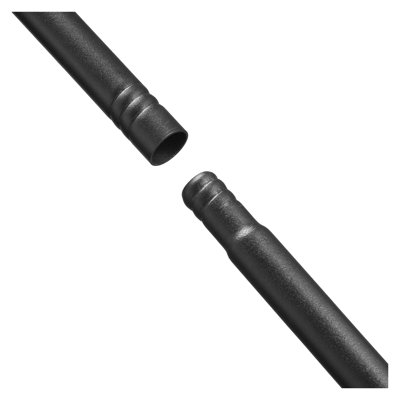 Double Shepherds Hook for Outdoors - Heavy Duty Garden Pole with 5-Prong Base, Rust-Resistant Bird Feeder Stand & Hanging Basket Hanger