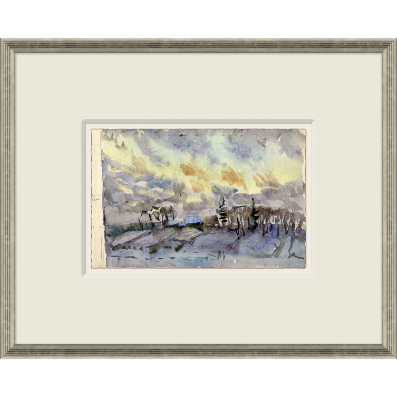 Small Russian Sketches 37 - Picture Frame Painting on Paper