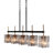 5-Light Gold Kitchen Island Pendant