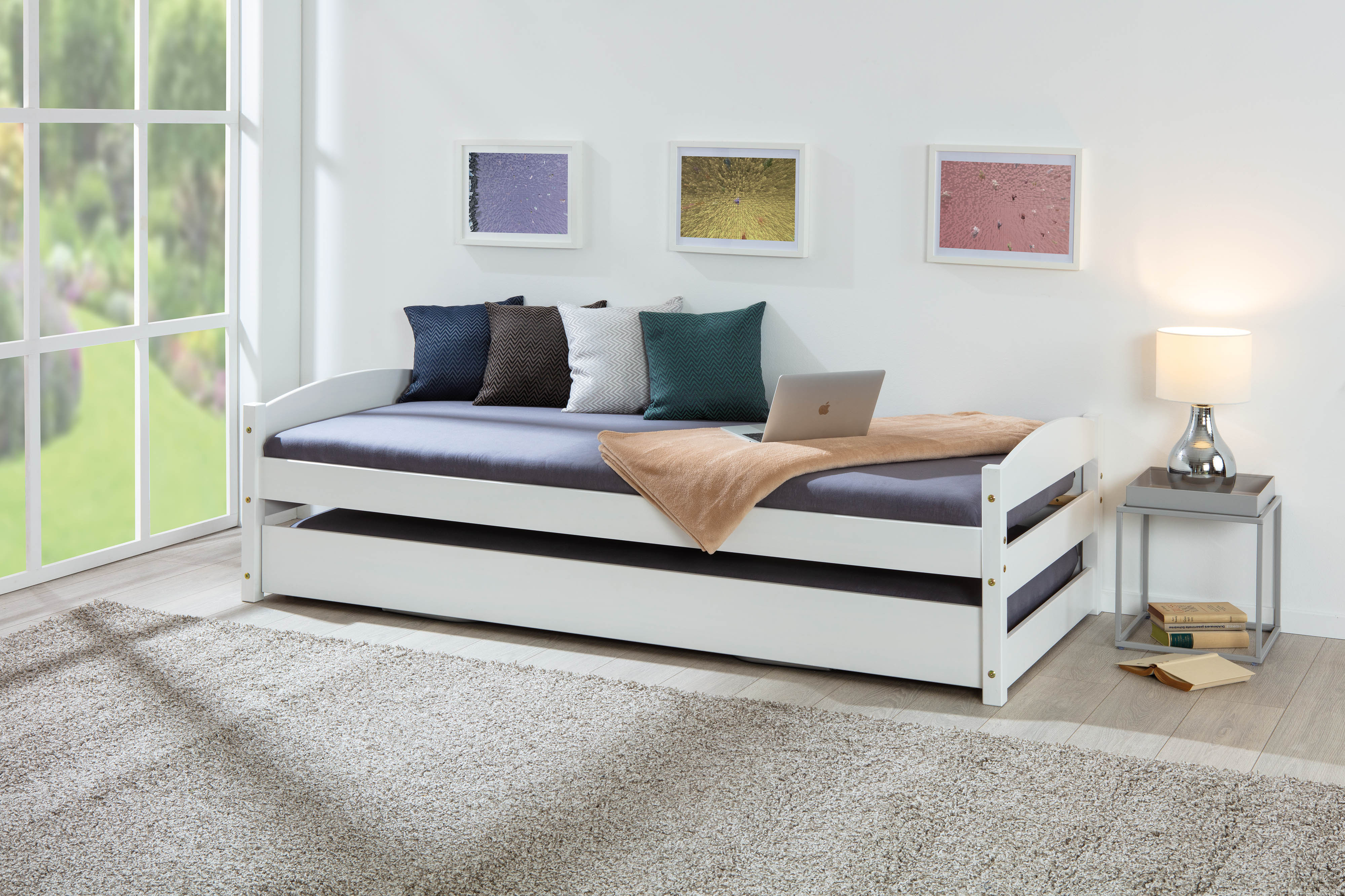 Norberto full deals bed with bookcase