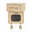 MDF CREATIVE ROTATABLE ROBOT STORAGE SIDE TABLE, NATURAL COLOR
