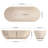 69" x 30"  Freestanding  Tub Solid Surface Soaking Bathtub-120704026