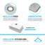 KBFmore Tight Radius 31 inch 18 Gauge Single Bowl Undermount Kitchen Sink with 4 PCs Accessories