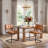 Marlow 19.3" H Mid-Century Modern Tufted Faux Leather Side Dining Chair with Steel Frame-353112185-375947236