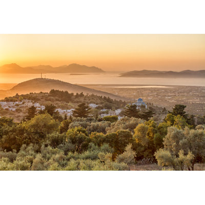 Sunset In Kos, Greece by Banauke - Wrapped Canvas Print
