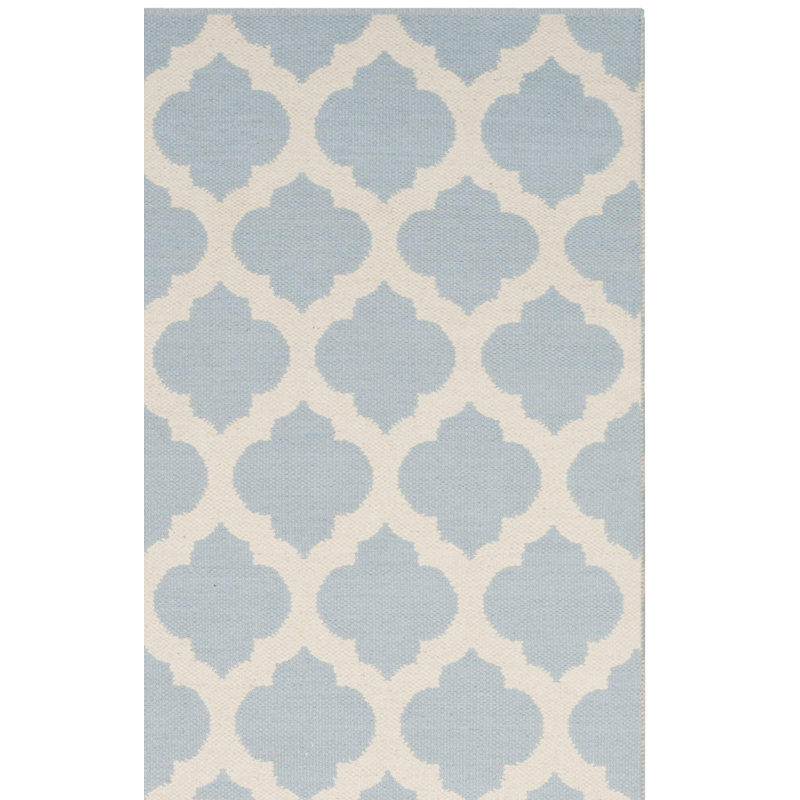 Romona Hand Woven Cotton Geometric Rug, Runner 2'3" x 7'