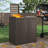 Devoko 61 Gallon Hideaway Dual Trash Can with Lid and Drip Tray