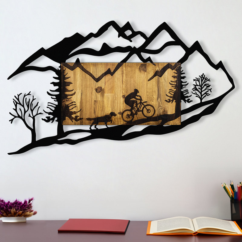 Décoration murale en bois