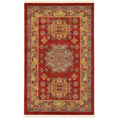Tapis rouge de style oriental Eesi