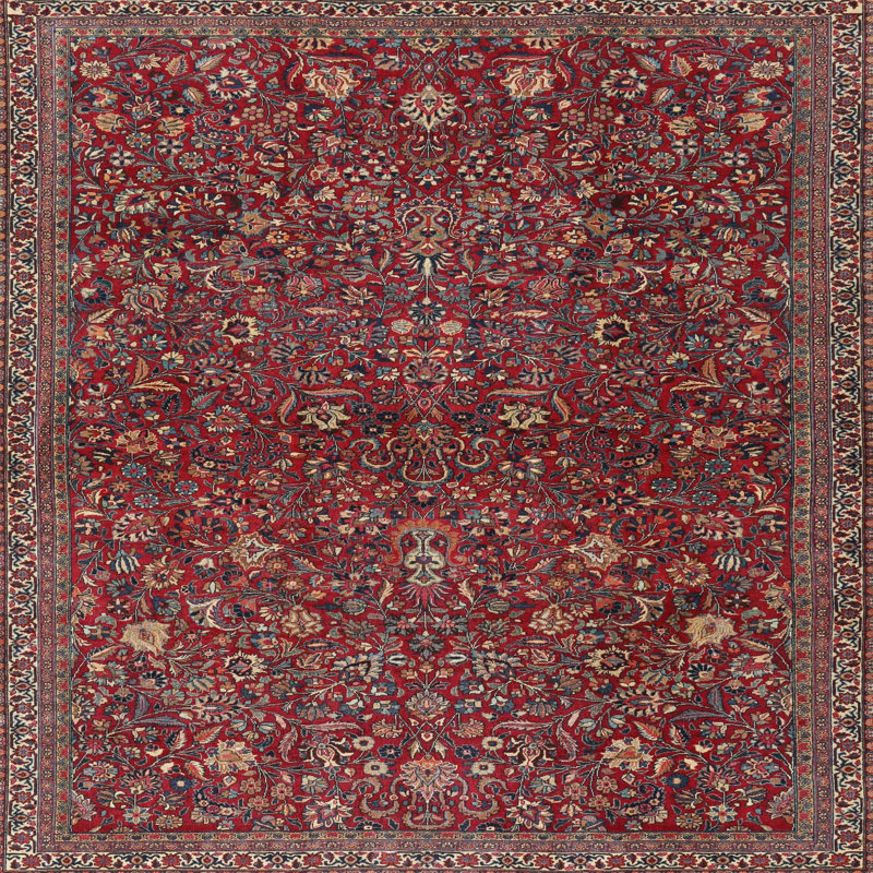 Oriental Indoor Rug, Square 5'