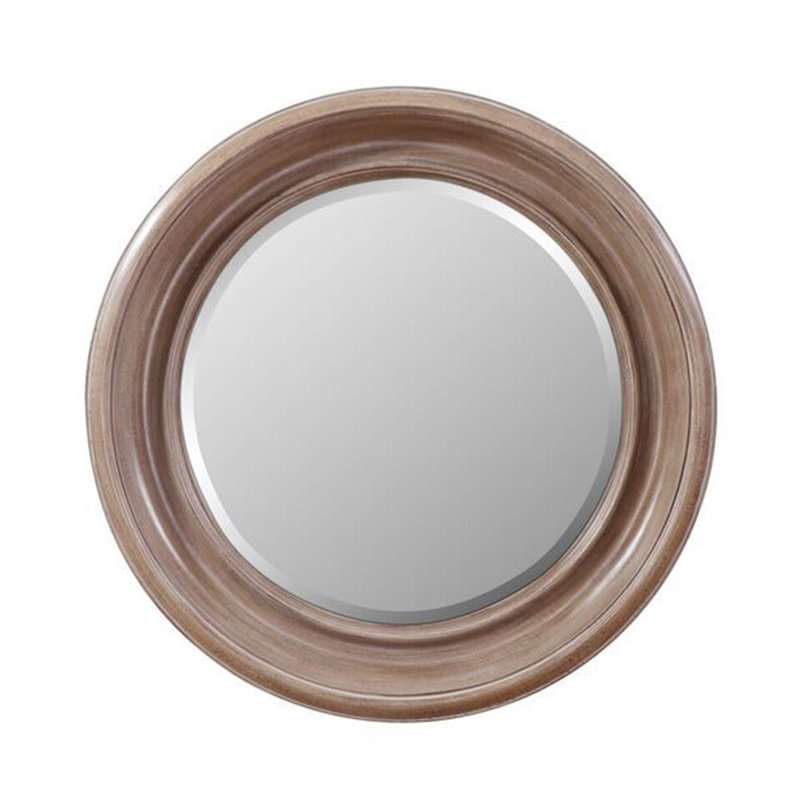 Ahlrich Wood Flat Wall Mirror