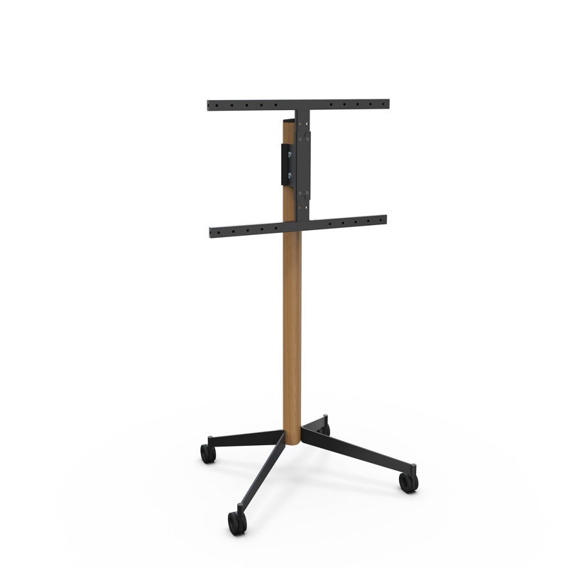 Universal TV Stand -  Wood/Oak, Black, 139cm H x 63.70cm W x 50.40cm D