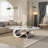 Aneia 51.2'' L Oval Coffee Table with Musical Note Base-455723757