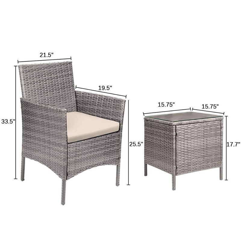 Driskell 2 - Person Patio Conversation Set with Cushions