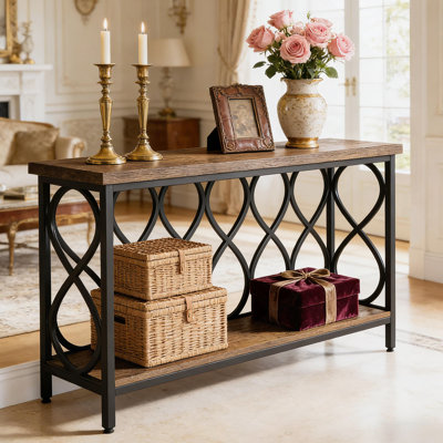 2-Tier Plant Stand,Entryway Table,Console Table,Sofa Table