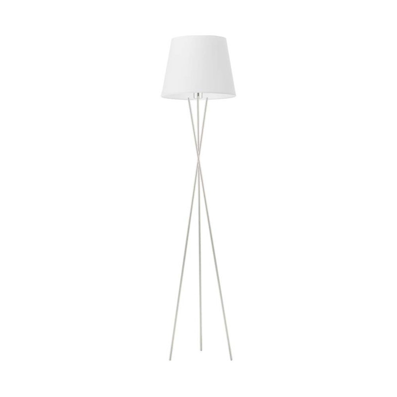 Arlaith 165cm Tripod Floor Lamp, White, Silver
