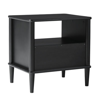 Boshell 1-Drawer Solid Wood Nightstand