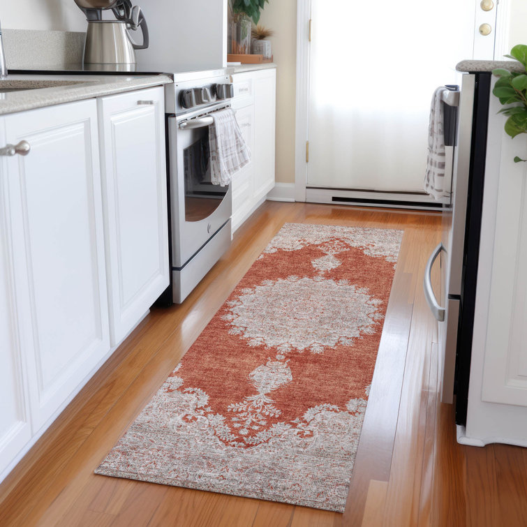 Machine Washable Indoor/Outdoor Chayden ACN1003 Rust