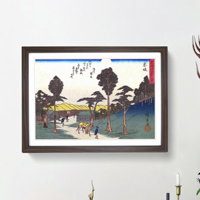Akasaka by Utagawa Hiroshige - Single Picture Frame Painting