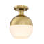 Plafonnier semi-encastré Mid-Century 1 lumière Schoch-731622151
