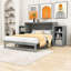 Lit escamotable en bois avec tablettes ouvertes et tiroir-1410300349-1410300347