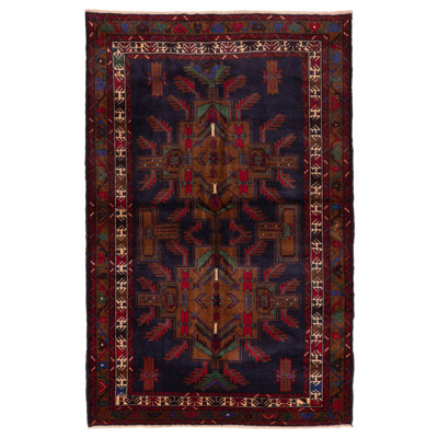 Teimani Navy Rug 3'10" x 6'0"