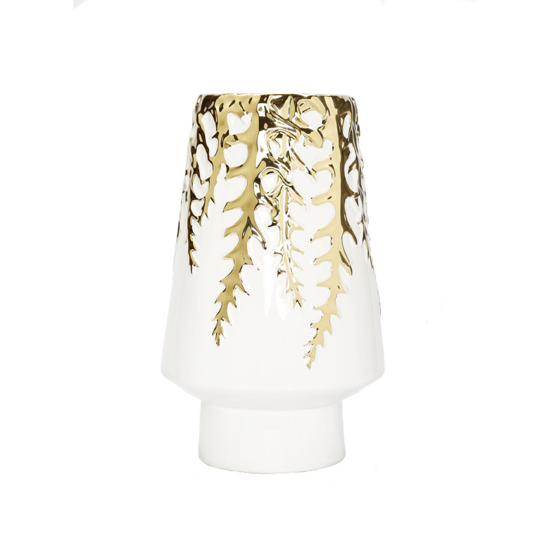 Vase de table blanc